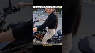 Most Beautiful Girl want to Ride My KTM Duke 🥰ktm shorts bike ridergirl girlrider cutegirl [upl. by Mariellen]