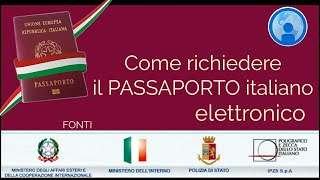 PASSAPORTO ELETTRONICO ITALIANO Come richiederlo o rinnovarlo con tutti i DOCUMENTI necessari [upl. by Alrac]