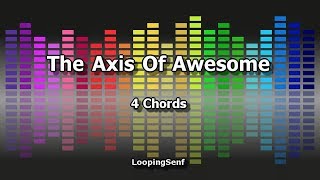 The Axis Of Awesome  4 Chords  Karaoke [upl. by Ihc430]