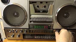 Boombox AKAI AJ 500 FL FULL WORKING CONDITION [upl. by Crowns]