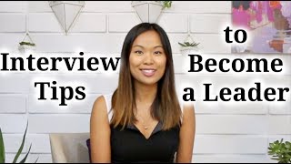 Interview Tips to Become a Leader  4 Secrets to Career Growth [upl. by Ettebab]