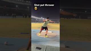 Shot put throw 😎youtubeshorts motivation viralshort media [upl. by Nwonknu263]