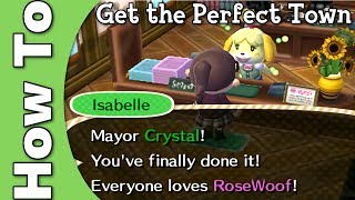 How to get the Perfect Town Animal Crossing New Leaf [upl. by Centeno]