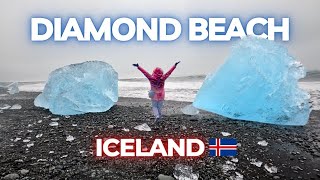 Diamond Beach and Jokulsarlon Glacier Lagoon  Our Favorite Spot in Iceland  Iceland Vlog [upl. by Eillime26]