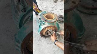 how to tight the impeller of 10 HP monoblock water pump [upl. by Prentice]