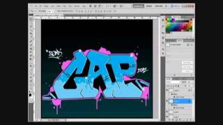 Digital Graffiti Tutorial  Photoshop [upl. by Kramal]