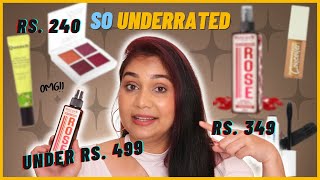 These UNDERRATED Makeup amp Skincare Products Under Rs 500 are a MUST TRY [upl. by Ailecec]