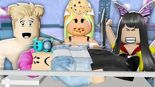 FUNNIEST ROUNDS OF MURDER MYSTERY Roblox With The Fam [upl. by Lajes]