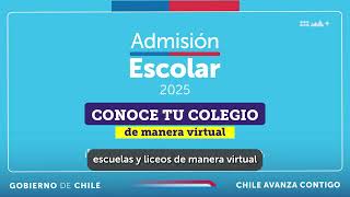 conociendo el Liceo VBS en el sistema de admisión escolar 2025 [upl. by Aicemed]