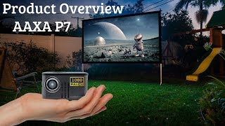 AAXA P7 Mini Projector  Native 1080P w 38W Batttery Product Overview [upl. by Prady849]