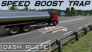 Dash Plate Speed boost trap MOD  BeamNGdrive [upl. by Olsewski603]