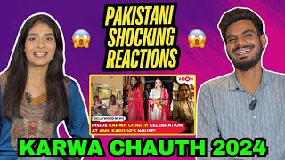 Karwa Chauth 2024 Shilpa Shetty Raveena Tando arrive at Anil Kapoor house  PAKISTANI REACTION [upl. by Julide840]