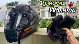 Axor Venomous Helmet Padding Removal amp Washing Tutorial How to remove ampwash padding of Axor Helmets [upl. by Gilda]