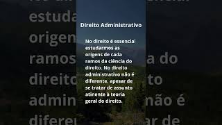 Fontes do Direito Administrativo direito concursopublico oab [upl. by Yelkrab223]