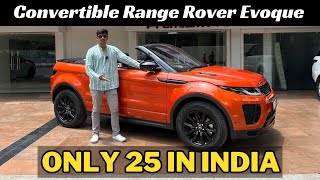 Only Convertible SUV Car In India  Range Rover Evoque Convertible Review [upl. by Ariak]