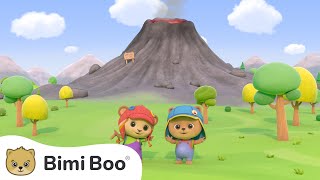 Volcano Song for Kids and Preschool Toddlers  Bimi Boo [upl. by Ahsenwahs]