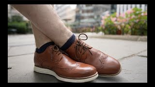 COLE HAAN Original Grand WINGTIP Review [upl. by Atiuqer229]