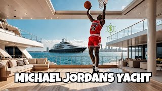 Inside Michael Jordans 80M Yacht Basketball Court  Insane Luxury Ship [upl. by Deeanne393]