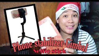 PhoneStabilizer AntiShake Handheld Gimbal Shooting Tripod MultiFunction Selfie Stick [upl. by Blank634]