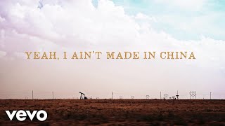 Aaron Lewis  Made In China Lyric Video [upl. by Elora761]