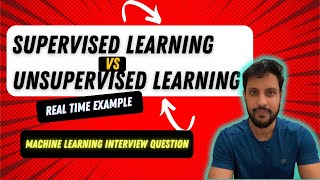 Supervised vs Unsupervised Learning Whats the Difference 2024  Logicmojo Data Science Course [upl. by Lehet]