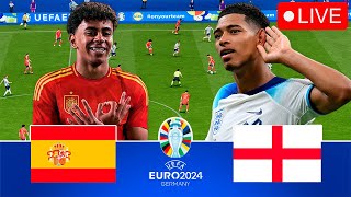 Spain vs England Live  Final UEFA Euro 2024  Full Match amp EAFC 24 Gameplay [upl. by Brechtel]