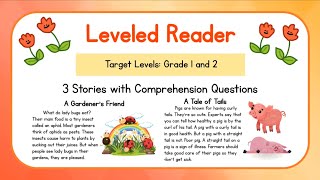 Reading for Grade 1 and Grade 2  Reading Comprehension  Learn English Through Stories Set 16 [upl. by Hardan65]