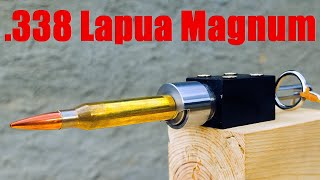 Exploding OUTSIDE a Gun BARREL 338 Lapua Magnum [upl. by Ellenuahs]