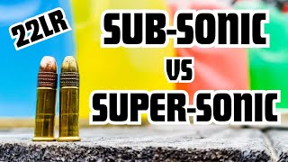 Speed Matter 22LR SubSonic vs SuperSonic [upl. by Eeladnerb78]