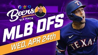 Cold Bats PRIMED To Turn Up  Wednesday MLB DFS DraftKings amp FanDuel Picks  Beers 6 Pack [upl. by Marfe]