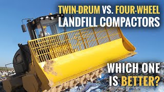 Twindrum vs FourWheel Landfill Compactor – Which One is Better [upl. by Letitia]