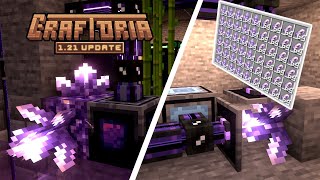 AMETHYST FARM with AE2 Annihilation Plane Automated Setup in Craftoria  Minecraft 121 [upl. by Derdle981]