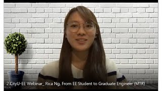 CityU EE Alumni Interview 2020 Rica Ng Graduate Engineer MTR [upl. by Otrebtuc]