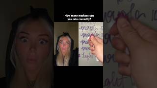 How many markers can you rate correctly creator makaylaalexx games fun guessinggame [upl. by Abbot]