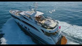 RIVIERA LIVING For Charter  35m Princess [upl. by Ettenahc]