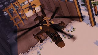 Ka52 Alligator Flight Test 2  MCHeli Content  minecraft [upl. by Landsman]