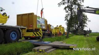 Berging 30 ton wegende vuilniswagen Pangelerweg Nunspeet [upl. by Ellehcear]