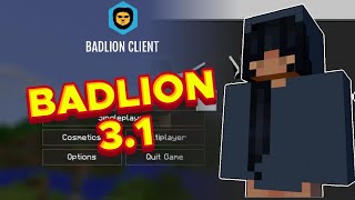 NOVA VERSÃO DO BADLION CLIENT 31 MCPE COM KEYSTROKES E FPS COUNTER  SKYWARS MOBILADOR [upl. by Emil866]