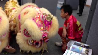 Lunar New Year 2013 Lion Dance Standard Chartered Bank [upl. by Ahola]