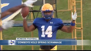 McNeese Football wraps up Spring camp with team scrimmage [upl. by Eirehs487]