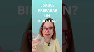 ¿Sabes preparar un biberón lactancia artificial bebe [upl. by Bazil]