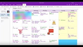 Import Google Calendar to OneNote for Digital Planning [upl. by Htiel]