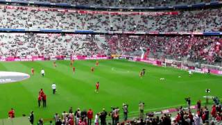 HD FC Bayern  VfB Stuttgart  Aufwärmen [upl. by Benjie750]