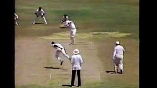 Wayne Larkins Part 2 of 3 West Indies v England 1990 1st Test [upl. by Novonod]