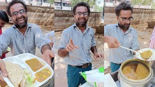 अब वीडियो बनवाना बंद कर दूंगा  Hardworking Manoj bhai Ki Cycle Wali Thali 40rs Only [upl. by Panter]