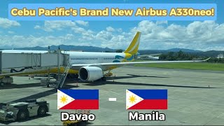 Flight Review  Cebu Pacific Airbus A330neo RPC3907 Economy Class  Davao to Manila [upl. by Pavla51]