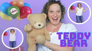 Teddy Bear Teddy Bear Turn Around  Music and Movement for Preschool [upl. by Acireh]