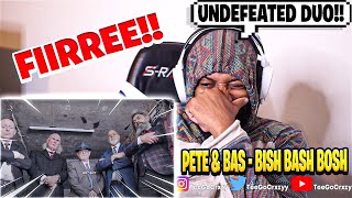 UK WHAT UP🇬🇧 THEYRE TOO LIT Pete amp Bas  Bish Bash Bosh REACTION [upl. by Isidro]