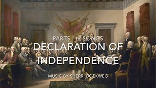 Song to Memorize The Declaration of Independence with quotunaLEEN ablequot pronunciation [upl. by Galateah623]