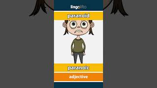 🇬🇧🇷🇴 paranoid  paranoic  vocabulary builder  learn English  să învățăm engleza [upl. by Elodia]